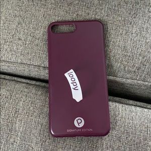 iPhone 7 Plus loopy case wine color matte